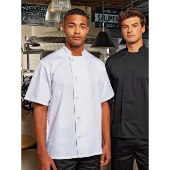 'Essential' Short Sleeve Chef's Jacket