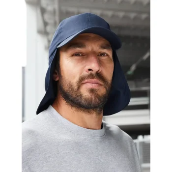 6 Panel Cap with Neck Guard