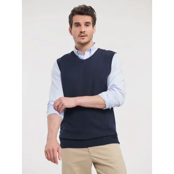 Adults' V-Neck Sleeveless Knitted Pullover