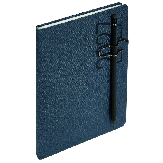 Agenda giornaliera Canvas 14x20 cm con 320 pagine e copertina riciclata