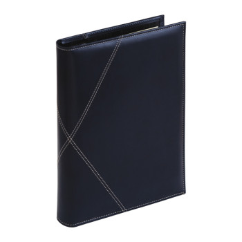 Agenda giornaliera Canyon 17x24 cm con copertina a portafoglio e cuciture a contrasto