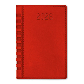 Agenda settimanale tascabile in carta bianca