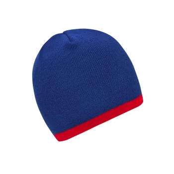 Beanie with Contrasting Border