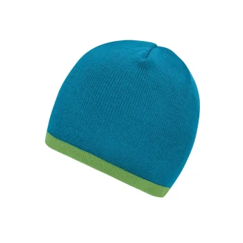 Beanie with Contrasting Border