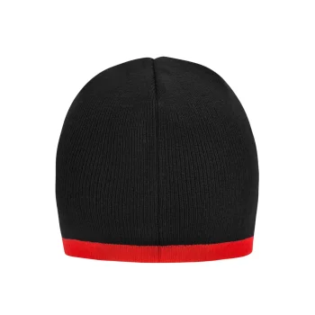 Beanie with Contrasting Border