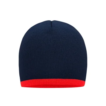 Beanie with Contrasting Border