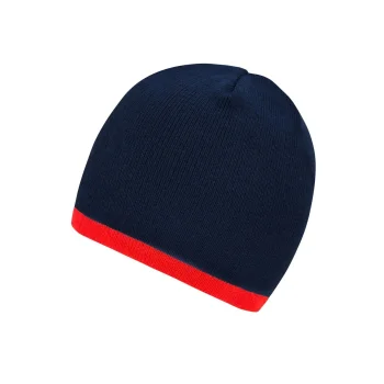 Beanie with Contrasting Border