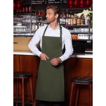 Bistro Apron Basic With Buckle And Pocket