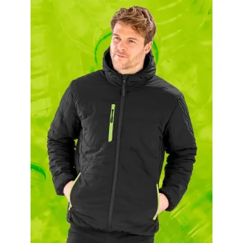 Black Compass  Padded Winter Jacket