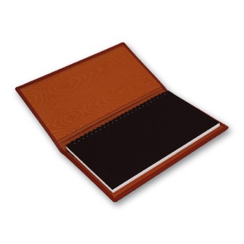 Blocco in pelle di vitello blu