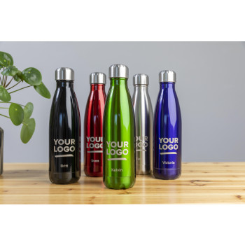 Borraccia in acciaio inox, doppia parete, capacità 500 ml Lombok