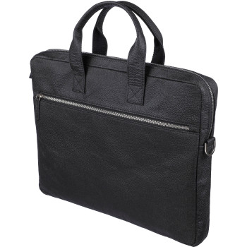 Borsa per laptop in pelle di pomodoro Lillian