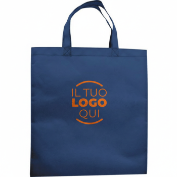 Borsa shopping colorata in TNT con manici corti