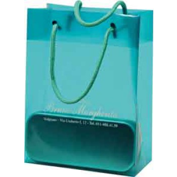 Borsa  shopping translucida pratica ed elegante.