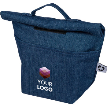 Borsa termica roll-top in denim riciclato Mira