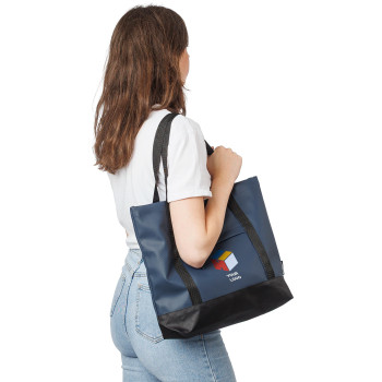 Borsa tote in poliestere 600D rPET Lumi