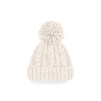 Cable Knit Melange Beanie