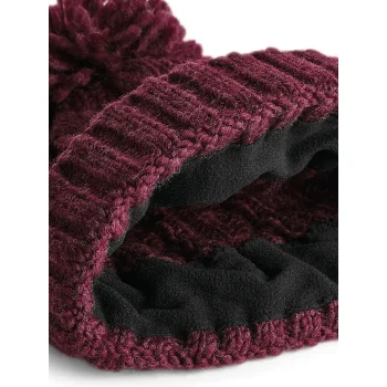Cable Knit Melange Beanie