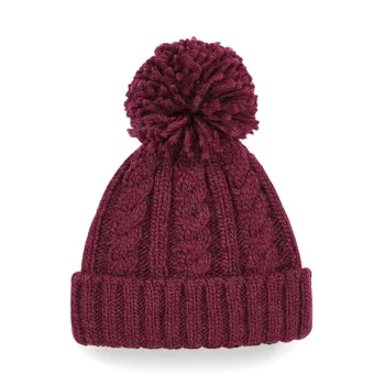 Cable Knit Melange Beanie