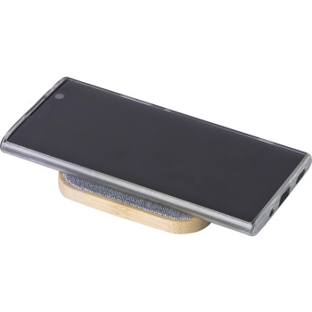 Caricabatterie wireless in bambù Moses