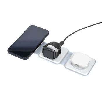 Caricatore wireless Trigo | Riciclato | 3 in 1