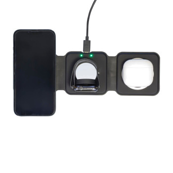 Caricatore wireless Trigo | Riciclato | 3 in 1