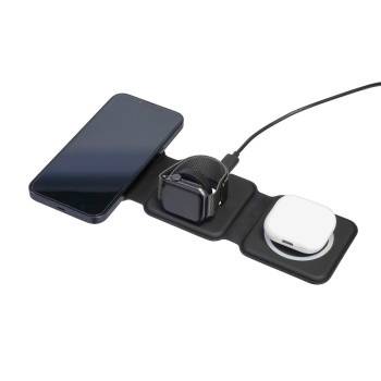 Caricatore wireless Trigo | Riciclato | 3 in 1