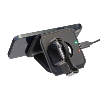 Caricatore wireless Trigo | Riciclato | 3 in 1