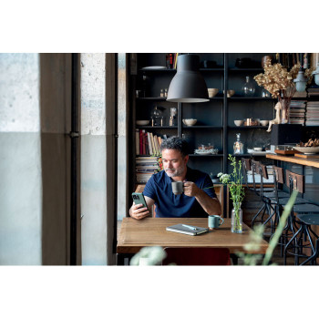 CERACK - Tazza impilabile in ceramica da