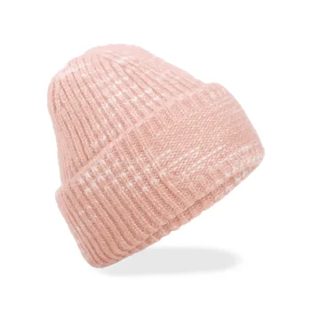 Chunky Knitted Patch Beanie