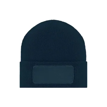 Classic Knitted Beanie With Patch