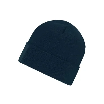 Classic Knitted Beanie With Patch