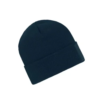 Classic Knitted Beanie With Patch