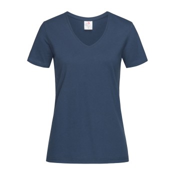 CLASSIC-T COLLO V WOMEN 100%C