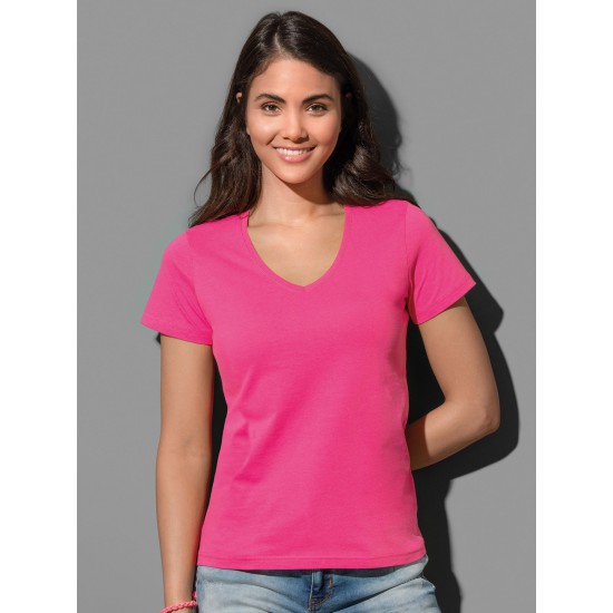 CLASSIC-T COLLO V WOMEN 100%C
