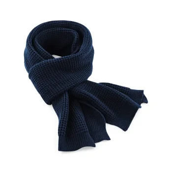 Classic Waffle Knit Scarf