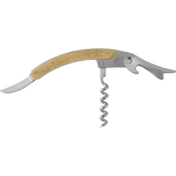 Coltello da cameriere, in bamboo e acciaio inox Lenny