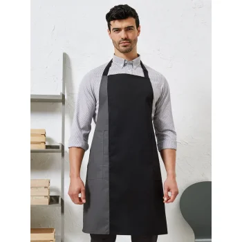 Contrast Bib Apron