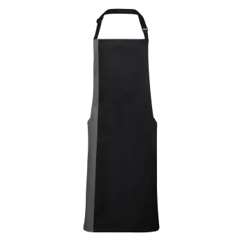Contrast Bib Apron