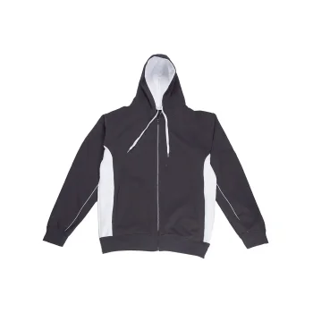 Contrast Hooded Sweat Full Zip