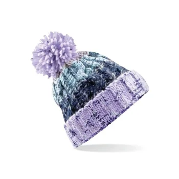 Corkscrew Pom Pom Beanie