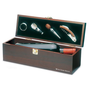 COSTIERES - Set vino in legno