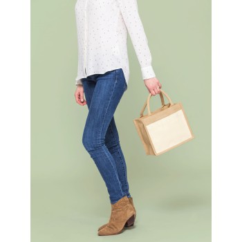 Cot Pock Jute Gift Bag, 100%C