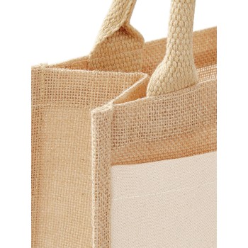 Cot Pocket Jute Midi Tote100%C