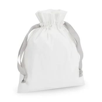  Cotton Gift Bag With Ribbon Drawstring