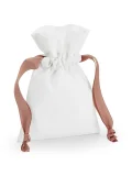 Cotton Gift Bag With Ribbon Drawstring
