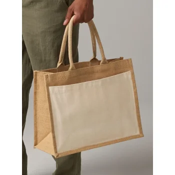 Cotton Pocket Jute Shopper