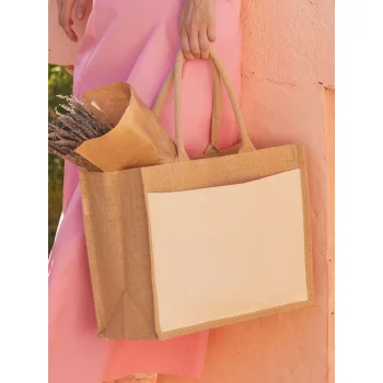 Cotton Pocket Jute Shopper
