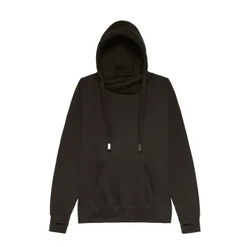 Cross Neck Hoodie