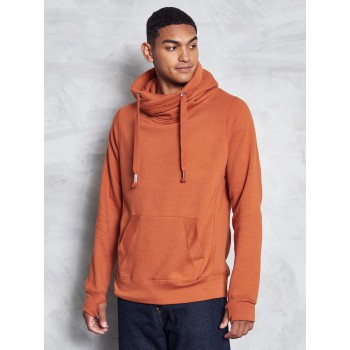 Cross Neck Hoodie 70%C. 30%P.